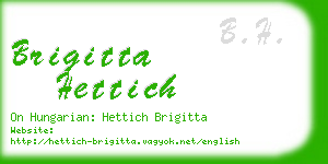 brigitta hettich business card